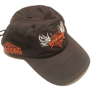 Rock And Roll Hall of Fame Museum Black Adjustable Strapback Hat